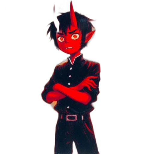 staff, jacket, mask, dragon transparent PNG cut-out