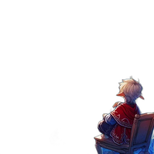 jacket, robot, sword, crown transparent PNG cut-out