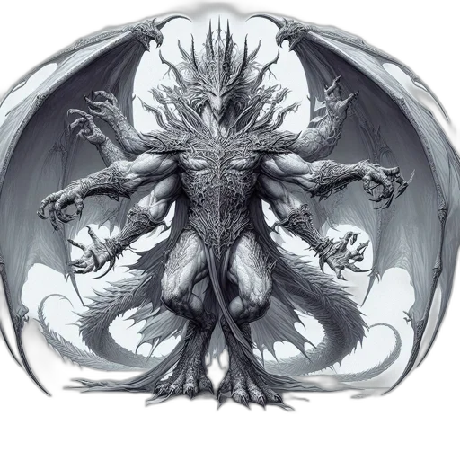 dragon, creature, concept art, fantasy art transparent PNG cut-out