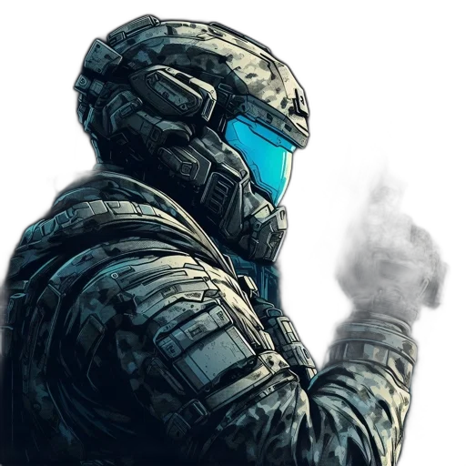 mask, weapon, robot, face transparent PNG cut-out