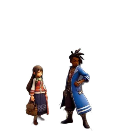staff, dress, jacket, sword transparent PNG cut-out