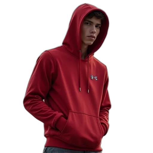 jacket, staff, face, 3d render transparent PNG cut-out