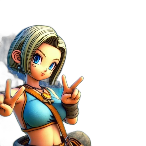 3d render, concept art, fantasy art, pixel art transparent PNG cut-out