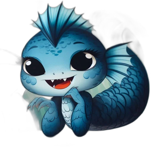 dragon, creature, animal, staff transparent PNG cut-out