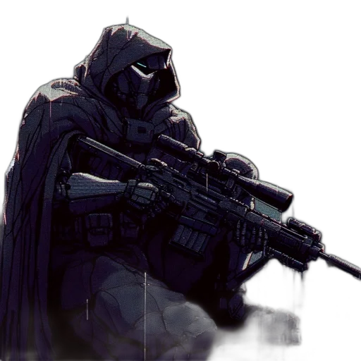 weapon, mask, concept art, comic book art transparent PNG cut-out