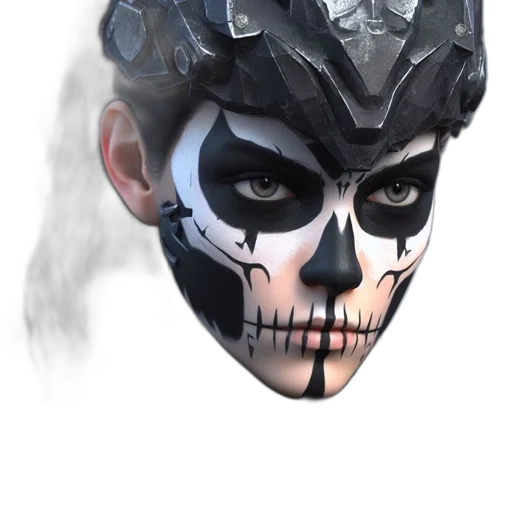 mask, face, hat, photorealistic transparent PNG cut-out