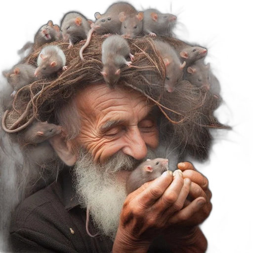 hat, mask, animal, hair transparent PNG cut-out