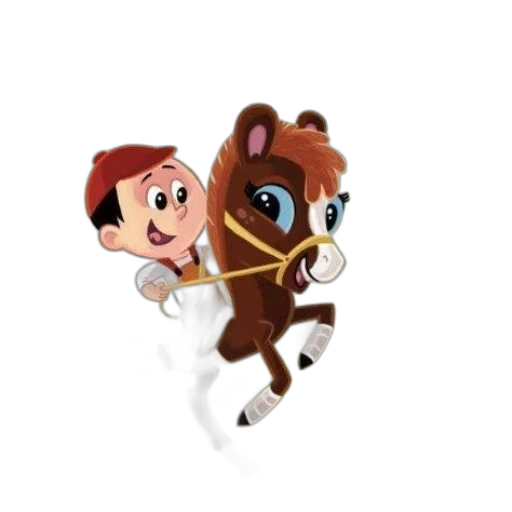 animal, staff, cartoon, 3d render transparent PNG cut-out
