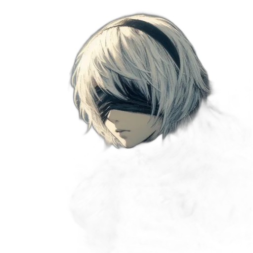mask, face, hair, robot transparent PNG cut-out