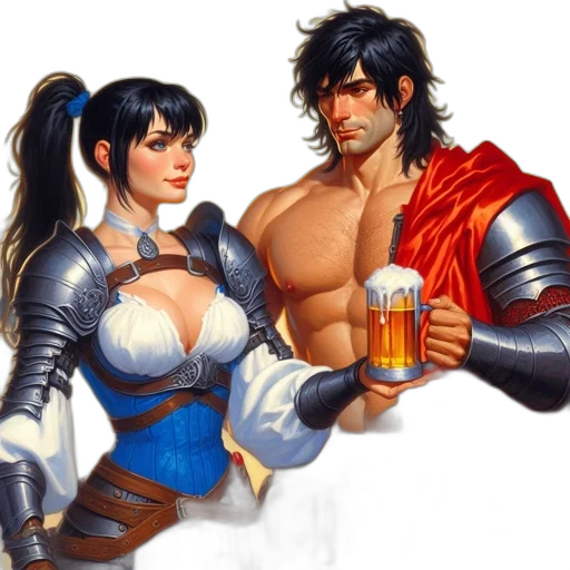 sword, fantasy art, concept art, comic book art transparent PNG cut-out
