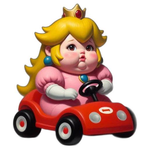 car, crown, concept art, 3d render transparent PNG cut-out