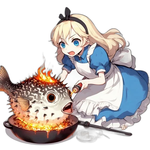 dragon, food, staff, weapon transparent PNG cut-out