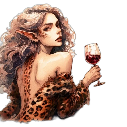 watercolor, fantasy art, oil painting, pixel art transparent PNG cut-out