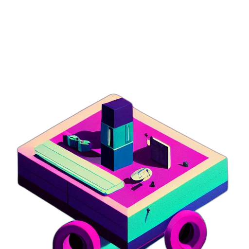 robot, car, weapon, furniture transparent PNG cut-out