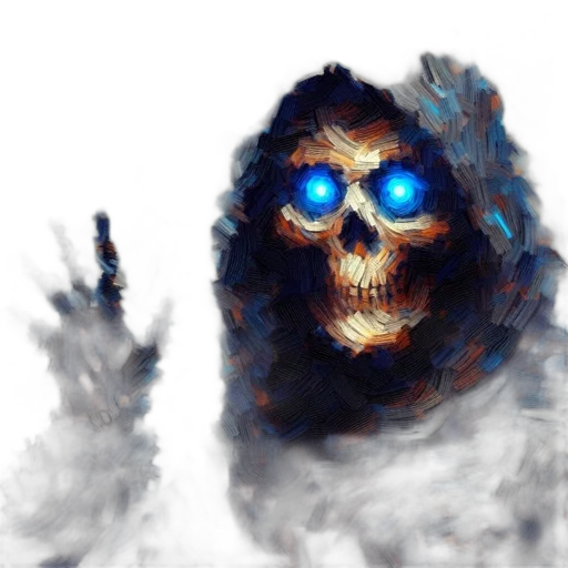 mask, face, creature, concept art transparent PNG cut-out