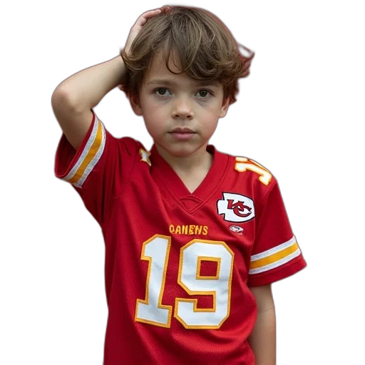kansas, chiefs, boys, shirt transparent PNG cut-out