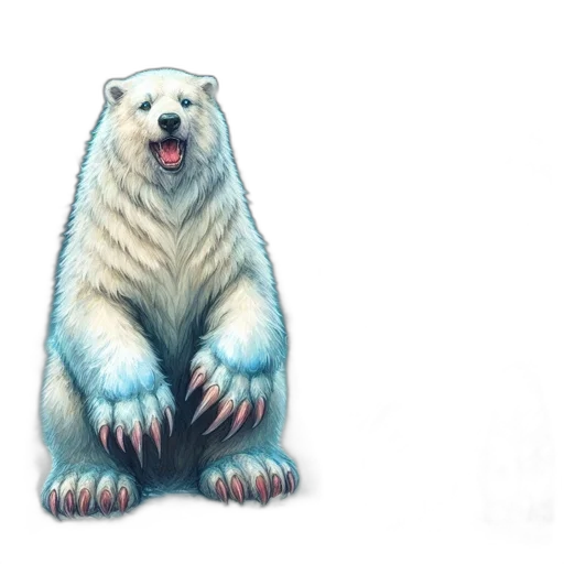 animal, creature, concept art, watercolor transparent PNG cut-out