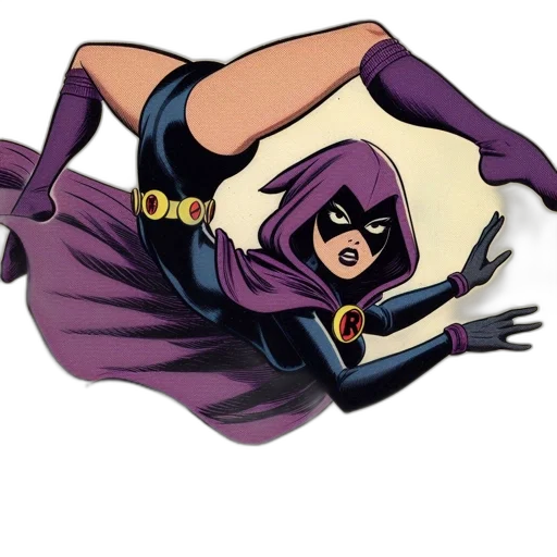 comic book art, concept art, cartoon, superhero transparent PNG cut-out