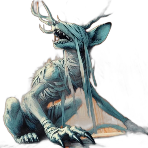 creature, dragon, animal, staff transparent PNG cut-out