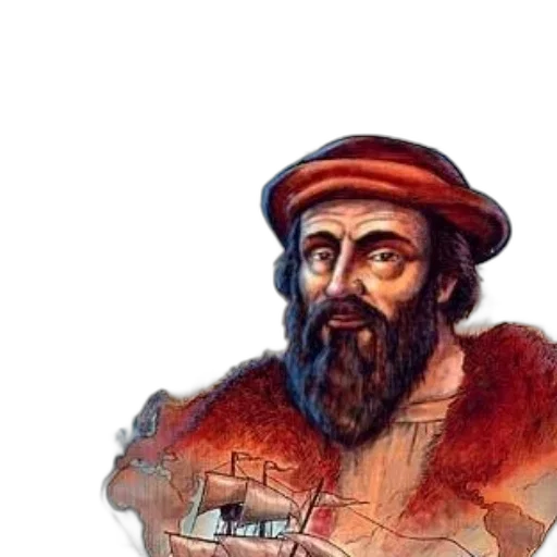 face, hat, staff, photorealistic transparent PNG cut-out