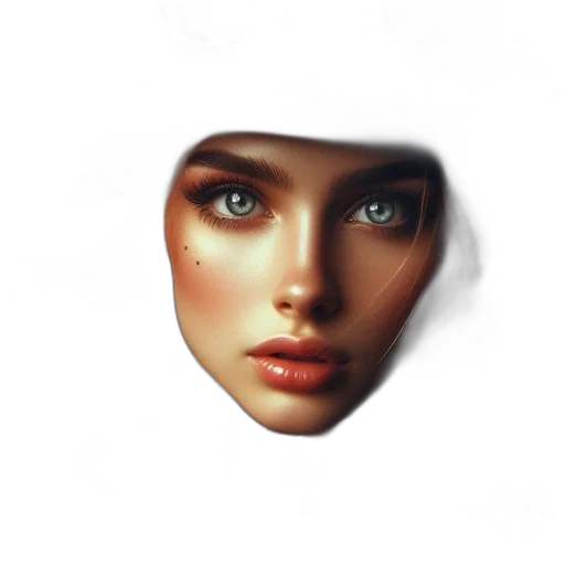 face, mask, jewelry, hat transparent PNG cut-out