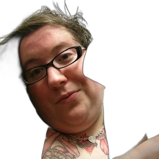 creature, face, staff, hair transparent PNG cut-out