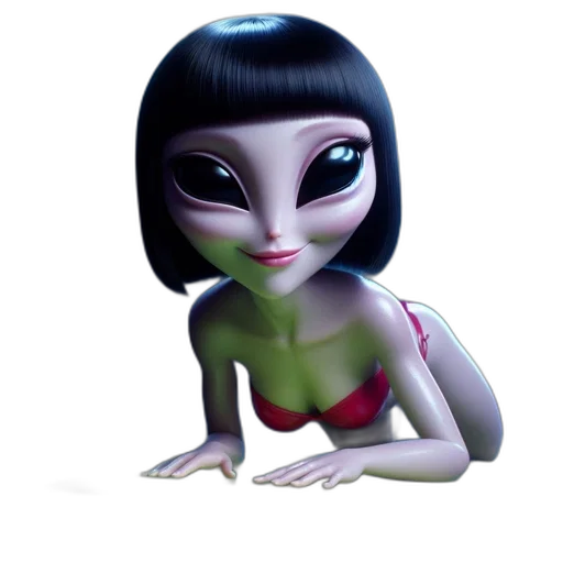 creature, dress, jewelry, robot transparent PNG cut-out