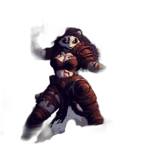 staff, weapon, creature, robot transparent PNG cut-out