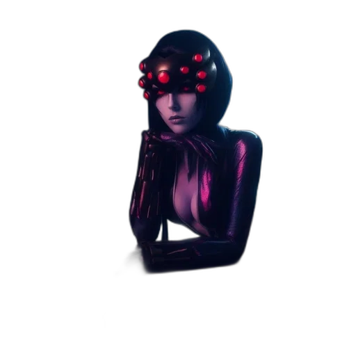 robot, mask, jewelry, creature transparent PNG cut-out