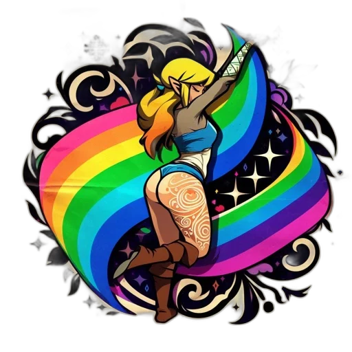 staff, fantasy art, pixel art, concept art transparent PNG cut-out