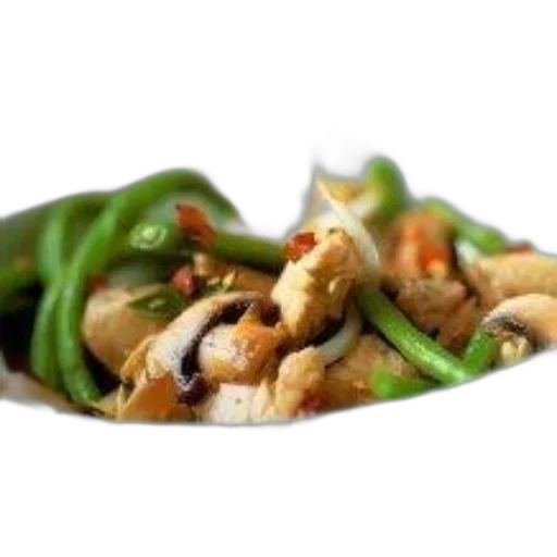 food, 3d render, photorealistic, thai transparent PNG cut-out