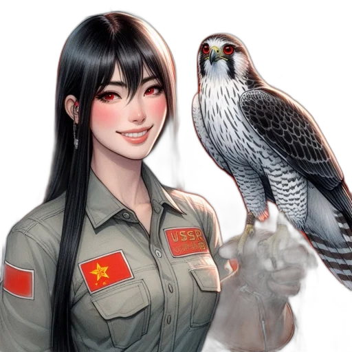 animal, staff, oil painting, photorealistic transparent PNG cut-out