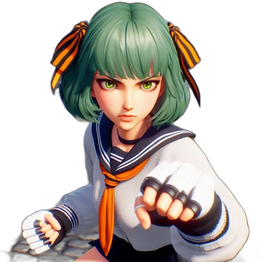 weapon, staff, jacket, face transparent PNG cut-out