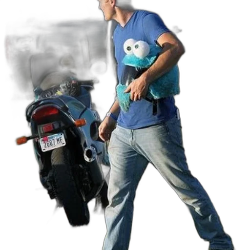 robot, car, staff, jacket transparent PNG cut-out