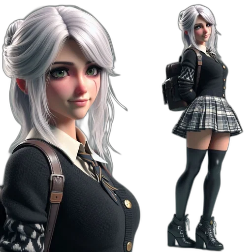 jacket, concept art, 3d render, fantasy art transparent PNG cut-out