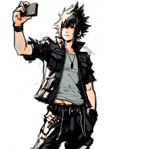 weapon, staff, jacket, concept art transparent PNG cut-out