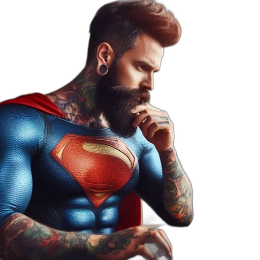 comic book art, photorealistic, cartoon, fantasy art transparent PNG cut-out