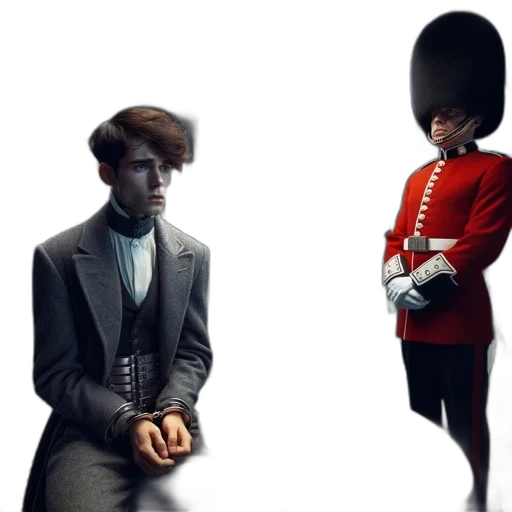 hat, staff, jacket, concept art transparent PNG cut-out