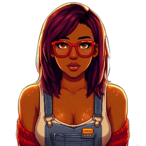 face, staff, robot, comic book art transparent PNG cut-out