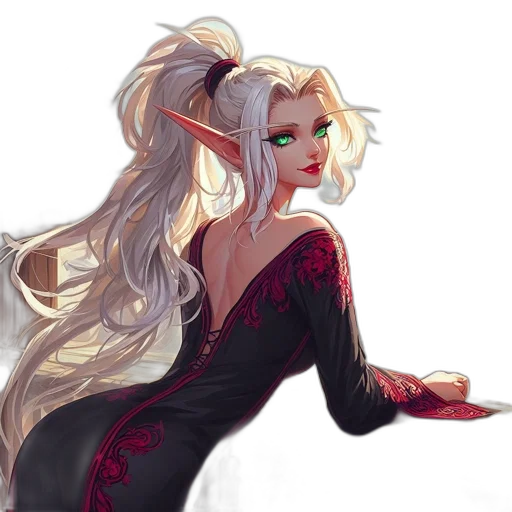 dragon, dress, fantasy art, concept art transparent PNG cut-out