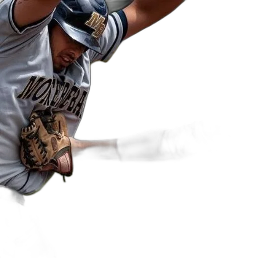 photorealistic, concept art, baseball, player transparent PNG cut-out