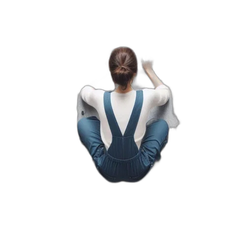 jacket, hair, robot, face transparent PNG cut-out