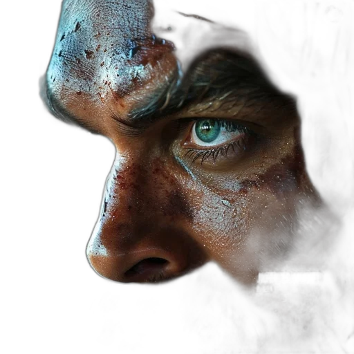 mask, face, creature, robot transparent PNG cut-out