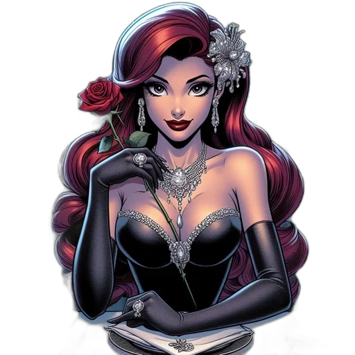 jewelry, comic book art, fantasy art, cartoon transparent PNG cut-out