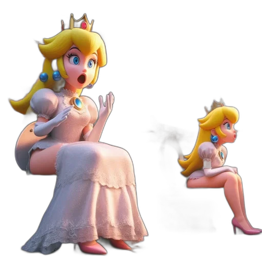 crown, dress, weapon, concept art transparent PNG cut-out