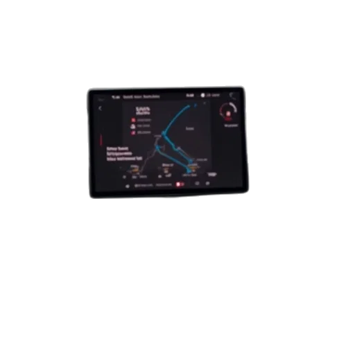 dashboard, new, tesla, motors transparent PNG cut-out