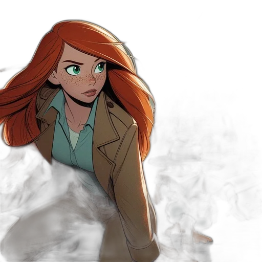 jacket, comic book art, concept art, cartoon transparent PNG cut-out