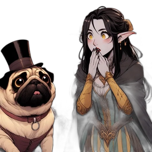 staff, creature, animal, concept art transparent PNG cut-out