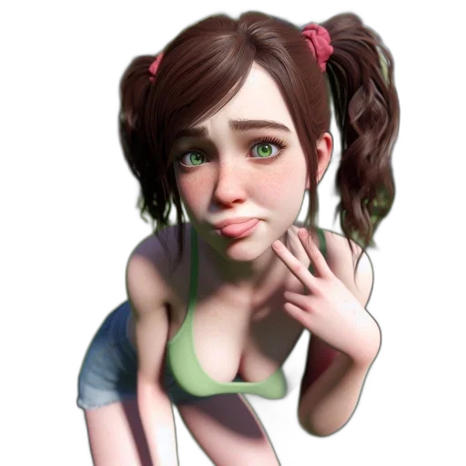 face, staff, dress, creature transparent PNG cut-out