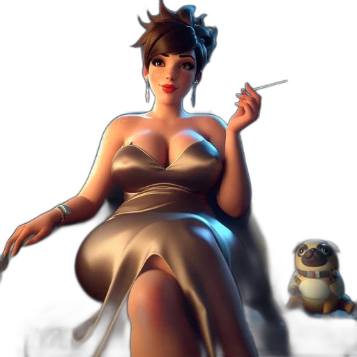 dress, staff, concept art, fantasy art transparent PNG cut-out